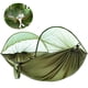 thumbnail image 3 of Hamaca con mosquitera, capacidad de carga de 300 kg, secado rápido, hamaca de tela de paracaídas ultraligera, con 2* mosquetones, 2* correas de bucle resistentes para exteriores, camping, jardín, 3 of 7