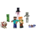 thumbnail image 4 of Minecraft World Builders Pack with 7 Action Figures in 3.25-inch Scale, Starter Collection, 4 of 6