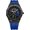 Blue, variant on Men’s Wheel Rim Dial Quartz Watch Rotating Hub Design Waterproof Casual Dress Sport Watch with Luminous Markers Creative 3D Spinning Car Wheel Watches