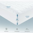 thumbnail image 2 of Softan Twin Size Mattress Protector Waterproof, Quilted Fitted Mattress Protector Deep Pocket for 6-18 inches Mattress Pad, Breathable Soft Fitted Mattress Cover (39x75 inches, White), 2 of 5