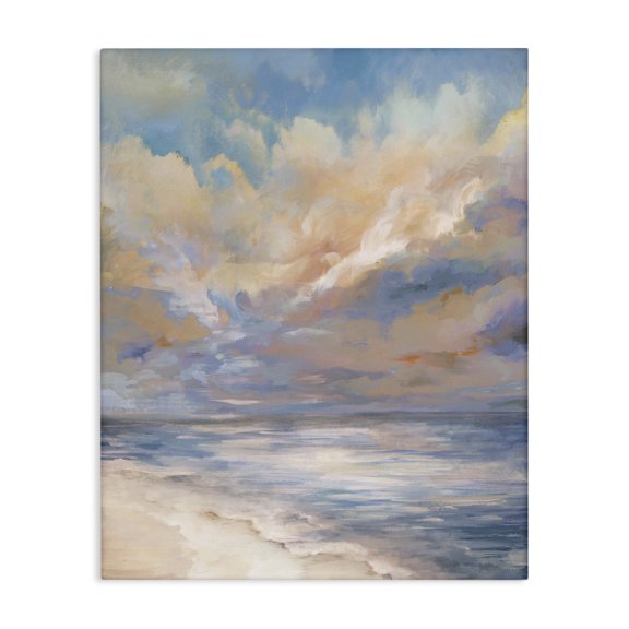 Stupell Industries Coastal Abstract Sunset Shoreline Canvas Art, 24 x 30, by Carson Lyons