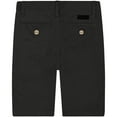 thumbnail image 3 of Buyless Fashion Boys Shorts Pants Flat Front Cotton Casual Straight Cut - 19S21-BLK-6, 3 of 8