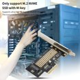 thumbnail image 3 of Visland Carte Express M-Key Haute Vitesse PCB M.2 NVMe SSD vers PCIE 3.0 X1 X4 X8 X16 Accessoires Informatiques, 3 of 7