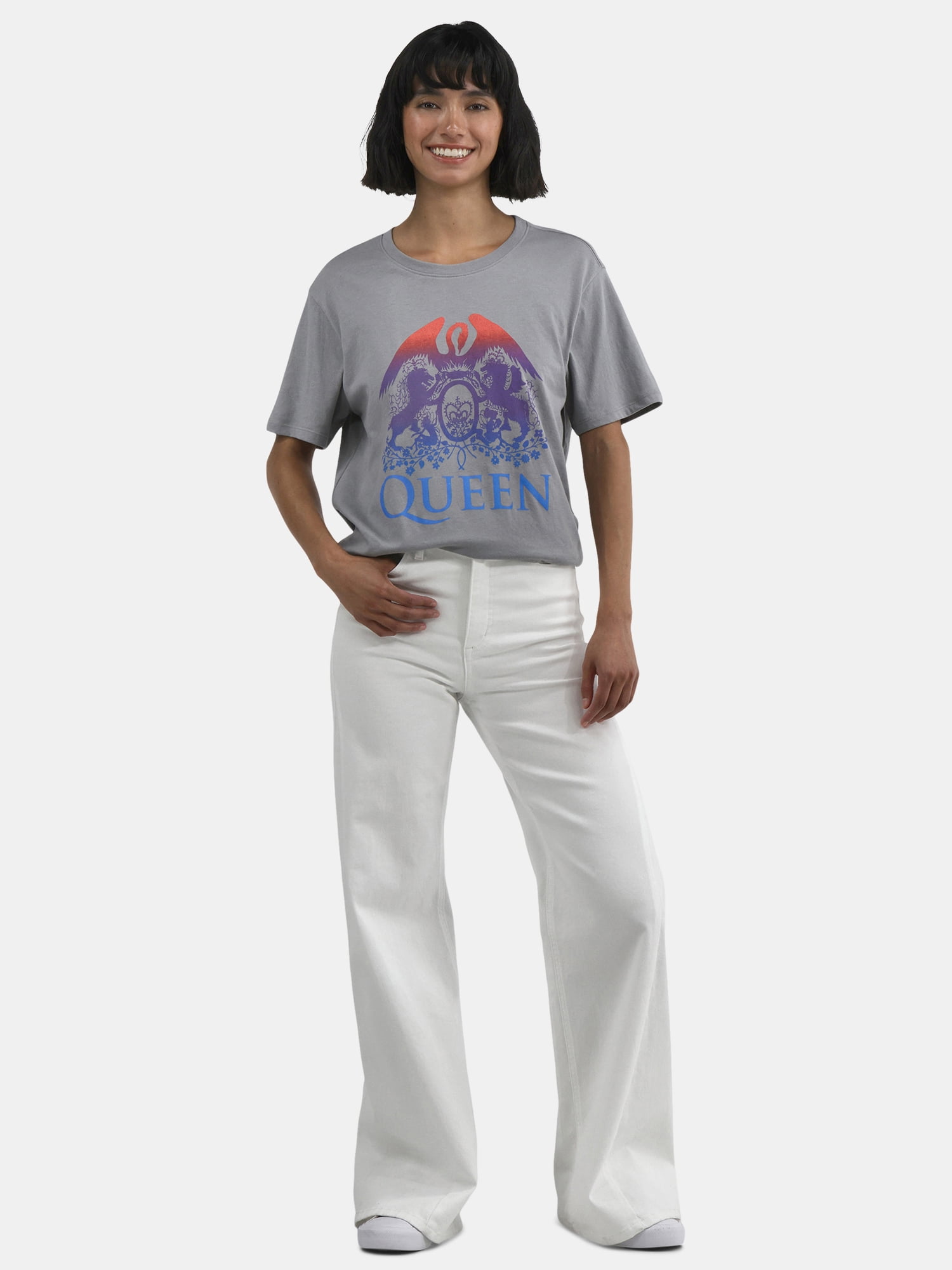 Time and Tru Queen Women's Graphic Tee, Sizes XS-XXXL