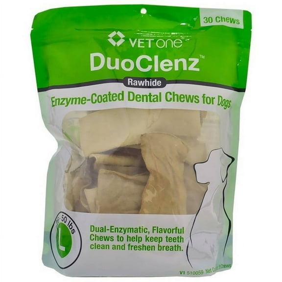 VetOne DuoClenz Enzyme Coated Dental Chews Large (30 count)