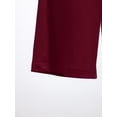 thumbnail image 6 of Hansber Boys Girls Liturgical Praise Dance Trousers Elastic Loose Performance Bottoms Celebration of Spirit Palazzo Pants Burgundy 8, 6 of 7