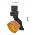 thumbnail image 5 of Benjara BM220778 12W Integrated LED Track Fixture with Polycarbonate Head, Black & Orange, 5 of 5