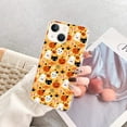 thumbnail image 2 of Pumpkin Ghost Case for iPhone 13 Mini,Aesthetic Art Design TPU Shock-proof Cover Case, 2 of 6