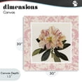 thumbnail image 4 of Stupell Industries Cottage Pink Vintage Pattern Botanical Canvas Art, 30 x 30, by Livi Finn, 4 of 8