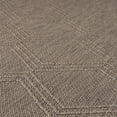 thumbnail image 5 of Luxe Weavers Modern Farmhouse Brown 5x7 Washable Area Rug, Anti-Slip Diamond Pattern Carpet, 5 of 10