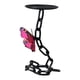 thumbnail image 1 of Candelabro de cadena con forma de mariposa, centro de mesa, decoración del hogar, soporte para velas para dormitorio Mariposa rosa, 1 of 9