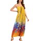 thumbnail image 2 of TaTaai Womens Printed Long Maxi Dress Spaghetti Strap Backless Loose Fit Sleeveless Casual Solid Color Soft Lightweight Comfortable for Summer Daily Beach Gift, 2 of 9