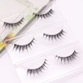 thumbnail image 4 of 3 Pairs Thick Soft Eyelashes DIY Lashes Fluffy Effect Lightweight for Wedding Dating Party Makeup, 4 of 9