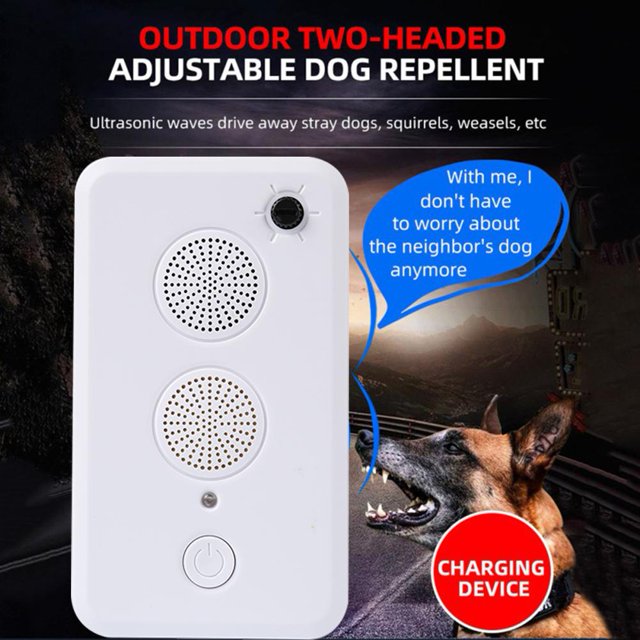 Dispositivo antiladridos ultrasónico Anti-perturbador para perros al aire libre Suministros para mascotas