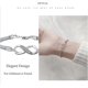 thumbnail image 2 of Pulseras de pareja para mujer, pulseras a juego para parejas, 2 piezas ajustables Heilwiy, 2 of 4