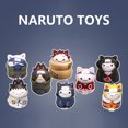 thumbnail image 2 of Muyoka Juego de figuras de 8 piezas, juego de figuras de la versi贸n Q de Naruto Cosplay del gato Mini modelo de acci贸n Decoraci贸n de escritorio Figuras de dibujos animados Decoraci贸n de escritorio Co, 2 of 7