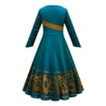 thumbnail image 2 of Princess Merida Robe pour Filles Halloween à Manches Longues Costume Déguisement, 2 of 3
