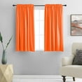 thumbnail image 3 of Qholemyo Scandinavian Solid Colour Silk Blackout Curtains Heat Insulation Energy Saving For Bedroom Kitchen Living Room Home, 3 of 4