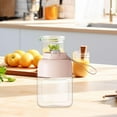 thumbnail image 1 of Licuadora portátil, taza de exprimidor eléctrica conveniente batidora de frutas compacta personal inalámbrico para campamento para acampar regalos de Rosa, 1 of 8