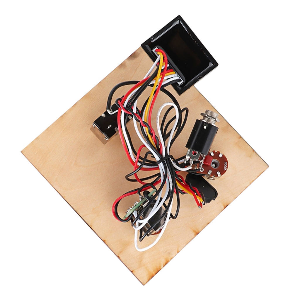 Guitar Prewired Wiring Harness Prewired 500K Pots 3 Way Toggle Switches Wiring Harness for Electric Guitar Parts