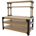 thumbnail image 2 of 2x4basics 90164MI Custom Work Bench and Shelving Storage System, Black, 2 of 4