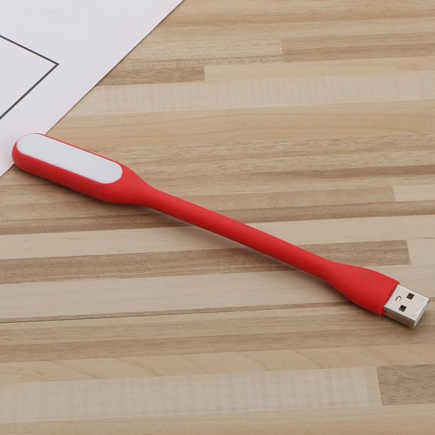 Mini lámpara LED USB portátil, luz de lectura de libros, lámpara de mesa de viaje, PC, ordenador portátil, Notebook, luz nocturna Flexible