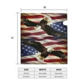thumbnail image 6 of PHELIKA Usa Patriotic American Eagle Flag 02 Magnetic Mailbox Covers Standard Size 21"H x 18"W, 6 of 8