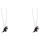 thumbnail image 1 of Qarigey Collar con forma de animal Lindo suéter de color sólido de dibujos animados Hombres Mujeres Citas Fotografía Colgante Gargantilla Negro 2piezas, 1 of 6