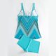 thumbnail image 4 of Trajes de Baño Mujer Traje de Baño de Dos Piezas Con Estampado Digital Para Mujer, Tankinis, Estilo Europeo, Diseño Dividido, 2024, 4 of 8