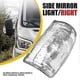 thumbnail image 4 of 2015-2021 Transit 150 250 350 Cargo Van Left Side Mirror Indicator Cover with Turn Signal and Light Lens Housing, 4 of 5