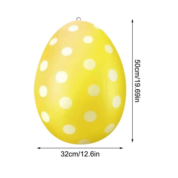 Cheapark 19.69 Inches Easter Bunny Hanging Plastic Decor - Festive Outdoor Indoor Easter Spring Hanging Ornament