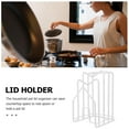 thumbnail image 5 of Raindrops Pot Cover Rack Iron Pot Lid Organizer Kitchenware 1Pack, 5 of 8