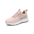 thumbnail image 1 of Daeful Espadrilles pour Femmes Entraînement Entraînement Physique Course Chaussure de Marche Tige en Tricot Confort Chaussures Athlétiques Rose 5.5, 1 of 5