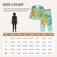 thumbnail image 6 of Disketp Pajamas Set Long Sleeve Sleepwear Womens Button Down Nightwear Pj Sets-Usa Tourist Map, 6 of 9