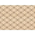 thumbnail image 1 of Ahgly Company Indoor Rectangle Patterned Peru Brown Area Rugs, 8' x 10', 1 of 1