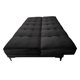 thumbnail image 5 of Sofa Cama Reclinable El Bazar Store Zeus Gris Oxford Terciopelo Futon 3 posiciones Abotonado Sala, 5 of 6