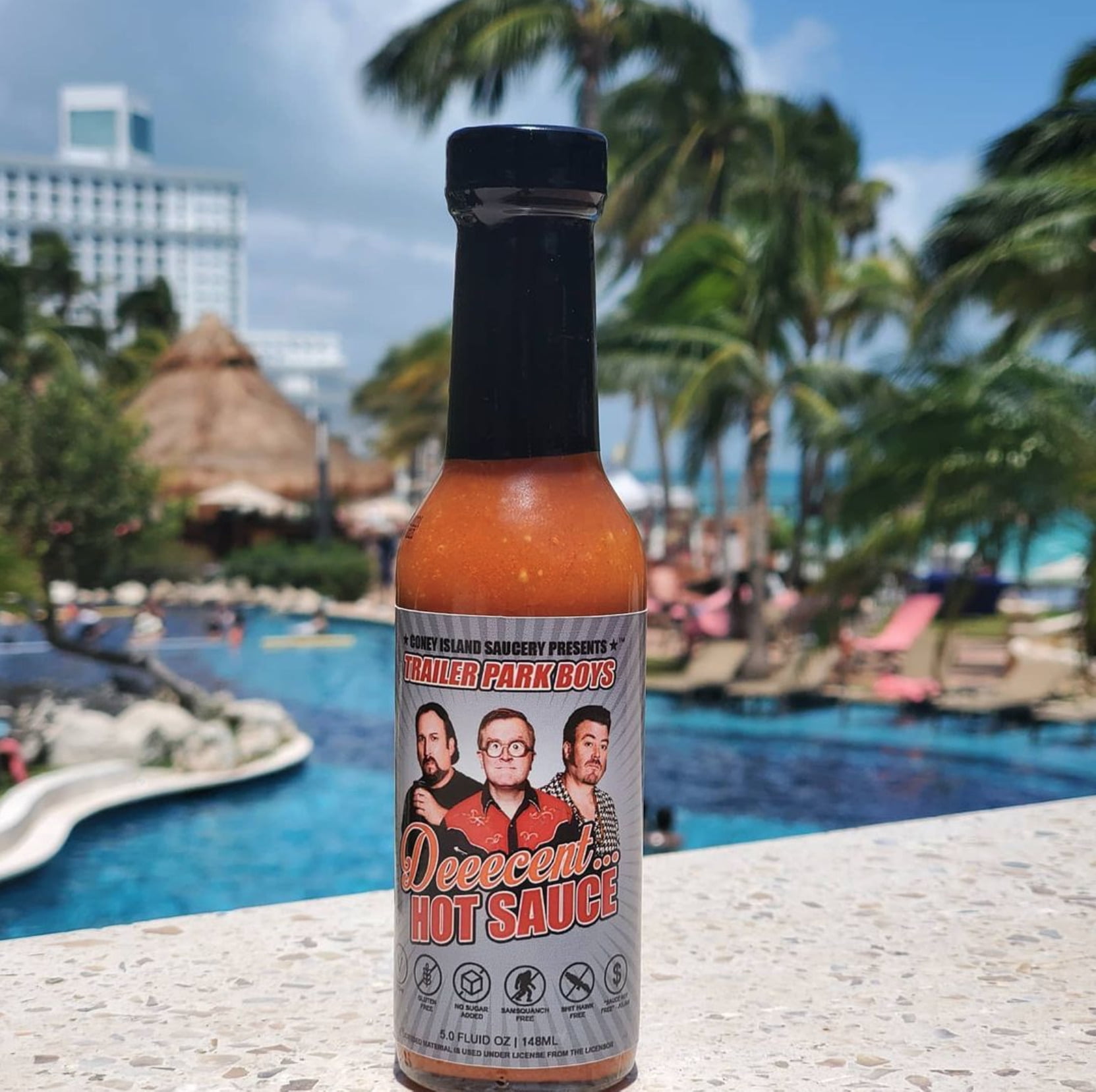 2 pack Trailer Park Boys - Deeecent Hot Sauce 5oz - USA