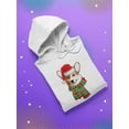 thumbnail image 3 of Christmas Dog Hoodie Women -SPIdeals Designs, Female 4X-Large, 3 of 4