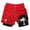 Red, variant on XFeng Men's 2 in 1 Swim Trunks, Print Board Shorts with Compression Liner, Quick Dry Beach Swim Shorts with Pockets