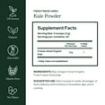 thumbnail image 6 of Eclectic Herb - Organic Kale Powder Supplement | Nutritional Support, Daily Fiber, Vitamins + Minerals | Superfood Powder + Daily Greens Drink Mix | USDA Organic, Non-GMO, Vegan (3.2 oz | 90 g), 6 of 9