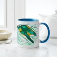 thumbnail image 4 of CafePress - Swimming Sea Turtle - 11 oz Ceramic Mug - Novelty Coffee Tea Cup, 4 of 4