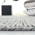 thumbnail image 4 of Safavieh Abstract Delia Distressed Wool Runner Rug, Dark Gray/Ivory, 2'3" x 6', 4 of 11