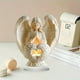 thumbnail image 1 of Escultura De Ángel Estatua de ángel con forma de corazón de acrílico 2D blanco, decoración de Pascua, escultura decorativa Yulucky, 1 of 4