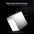 thumbnail image 4 of JONSBO C2 Mini All Aluminum Computer Case Support ITX 245*215mm MATX Motherboard/ATX Power/80mm Radiator White, 4 of 9