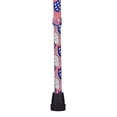 thumbnail image 3 of DMI Lightweight Aluminum Adjustable Walking Cane with Derby-Top Handle for Men and Women, American Flag, 3 of 3