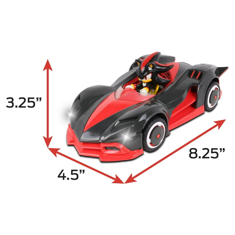 NKOK Sonic Team Racing Radio Controlled Shadow The Hedgehog w Turbo Boost