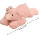 thumbnail image 4 of Weighted Pig Stuffed Animal for Anxiety Relief, 19.7in 3.3lbs Pink Plush Pillow Toy for Adults and Kids, 4 of 5