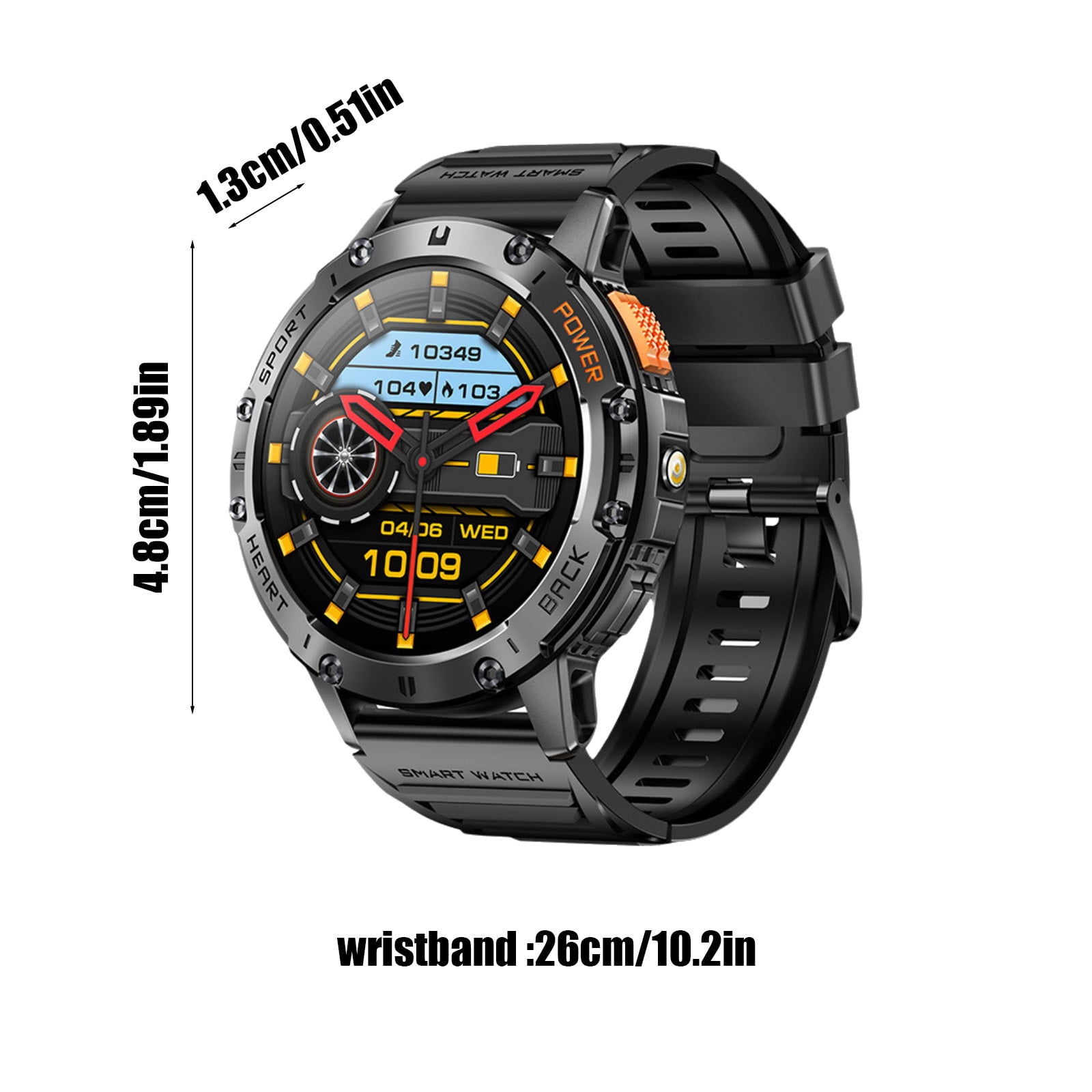 AZXY Smart Watch,Fitness Smart Watches,Bluetooth Smart Watch,Cheap Sports Touchscreen Smartwatch for Men Women Android Clearance,Waterproof Fitness Trackers