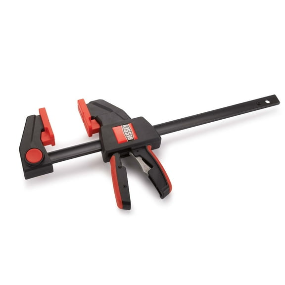 Bessey Trigger Clamp, Plastic Handle and 3 5/8 in Throat Depth EHKXL36