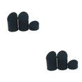 thumbnail image 2 of Sonducket 3 unids/set tornillos de guardabarros trasero tapa de cubierta de polvo de goma reemplazo de accesorios de scooter para Mijia M365 Scooter, negro 2piezas Sonducket CBP108144, 2 of 5
